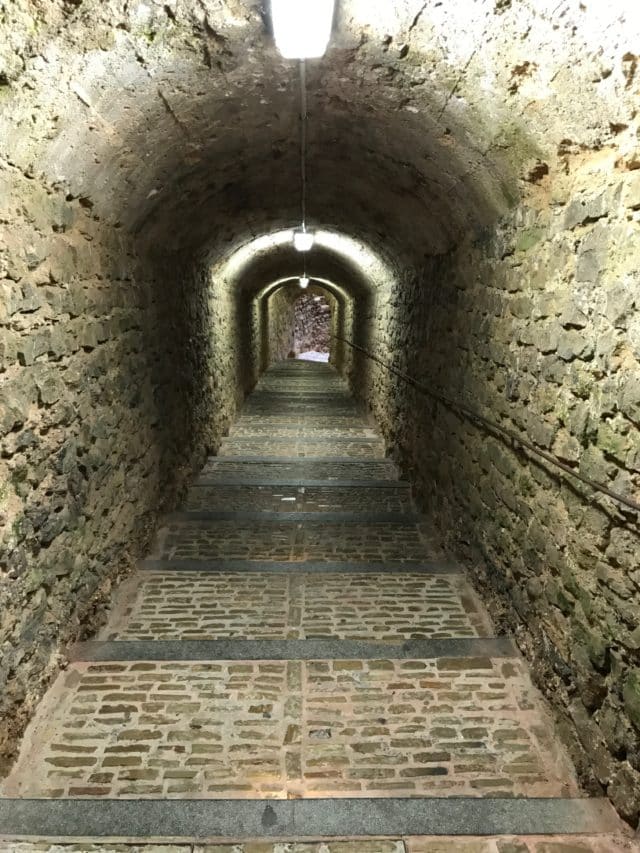 Ancient Underground Arched Castle Tunnel