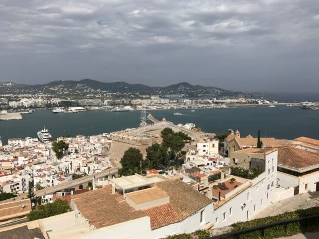 Ibiza Town View From Top Of Fortress