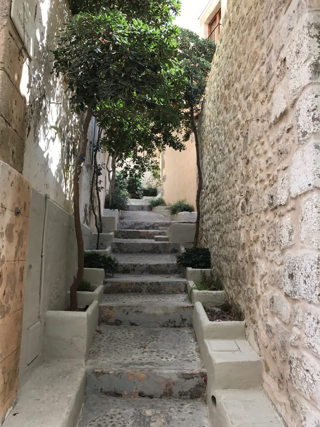 Narrow Staircase In Old Dalt Vila On Ibiza