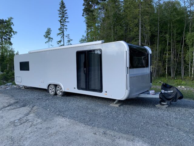 Adria Astella 904 HP Caravan Exterior In Forest