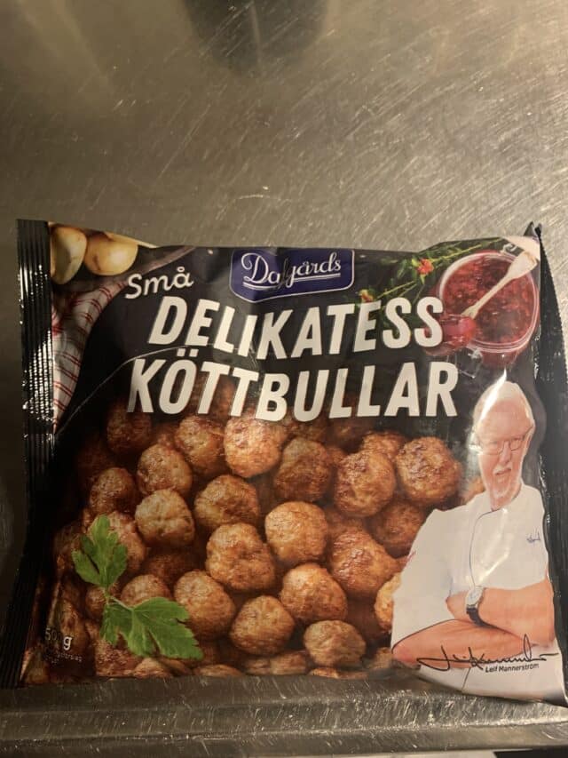 Bag Of Branded High-End Swedish Meatballs