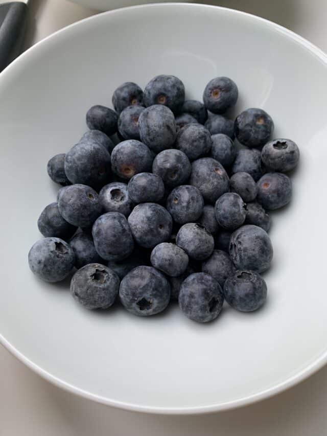 Bowl Of Eco-Friendly Blueberry Berries
