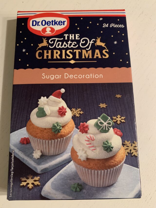 Christmas Cupcake Sugar Decoration Candy