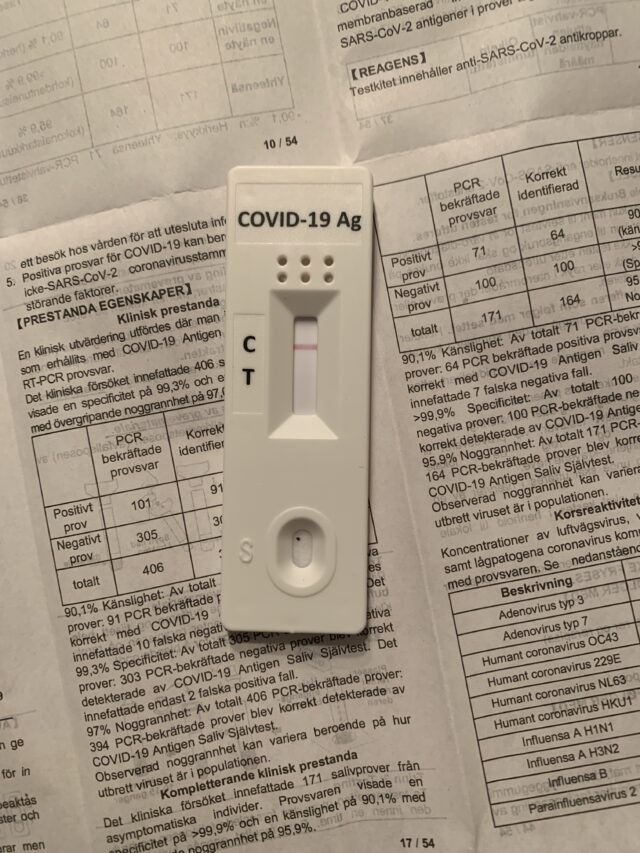 Covid-19 Test Kit And Instructions