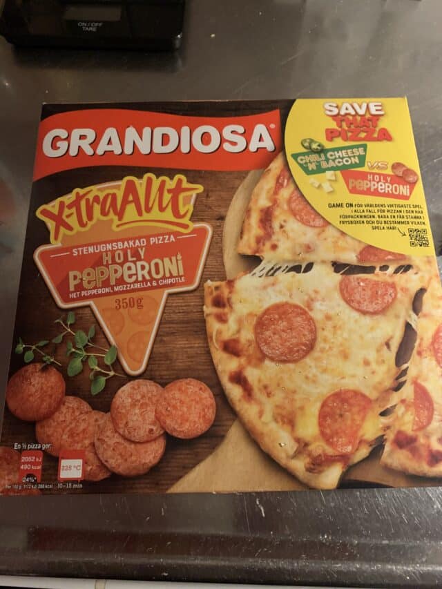 Grandiosa Pepperoni Frozen Fast Food Pizza