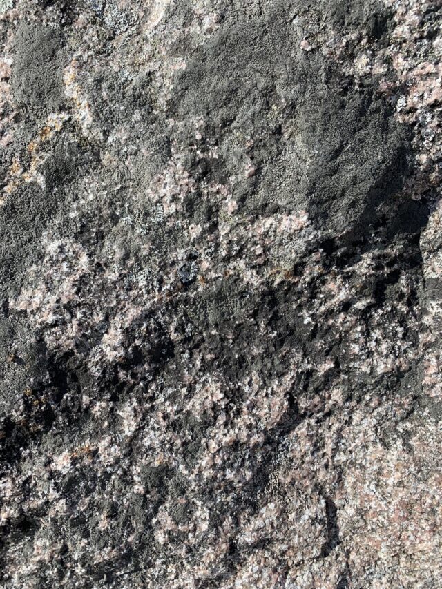 Gray Rock Closeup Texture Pattern