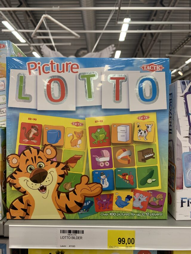 Kids Lotto Picture Memory Game