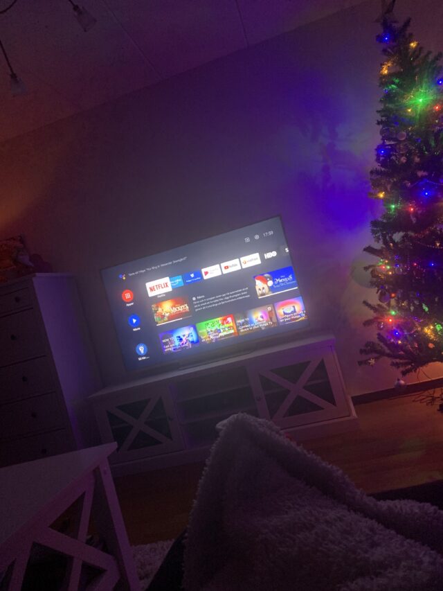 Cozy Christmas Movie Night In Front Of TV