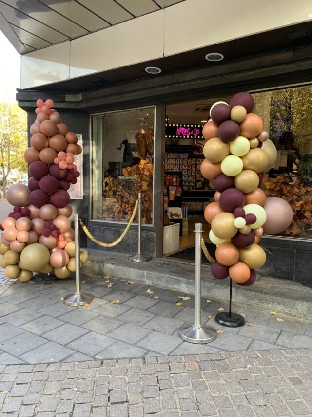 Party Shop Store Opening Celebration With Baloons