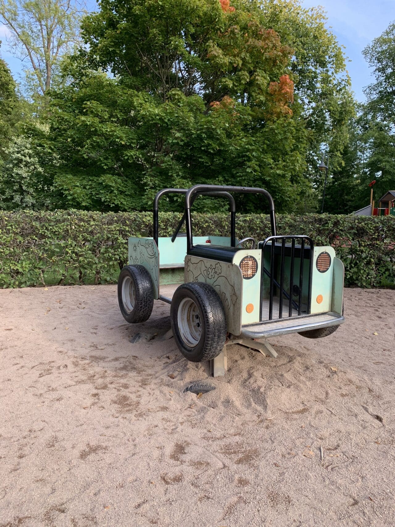 Safari Jeep For Children To Play In The Park