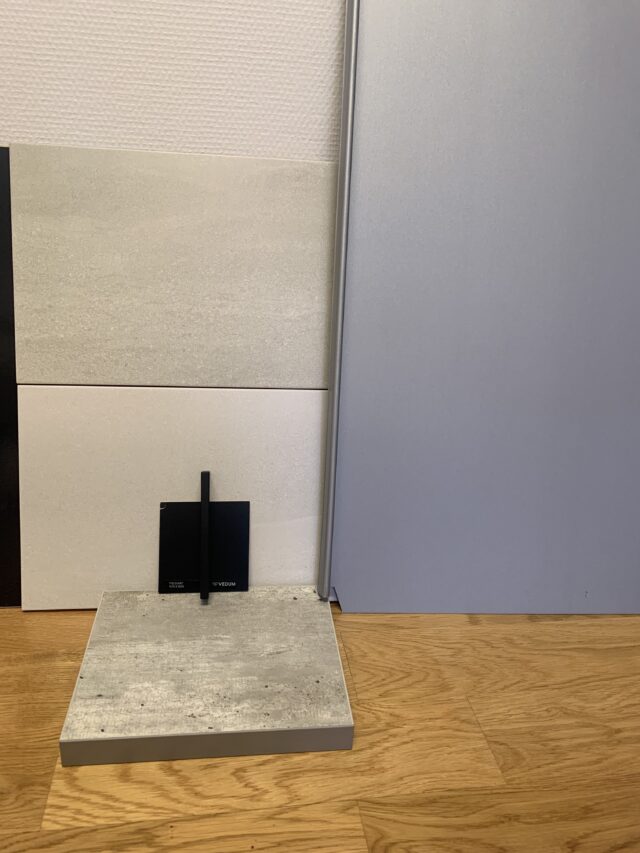 Concrete Wall Tiles Demo Display
