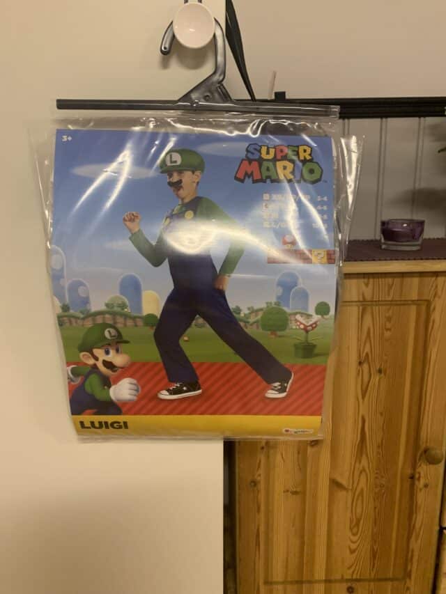 Super Mario Luigi Party Costume Outfit