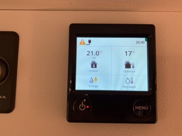 Touch Screen Display With Temperature Controls