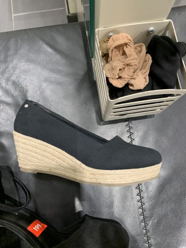 Women’s Shoes And Socks In Shoe Store