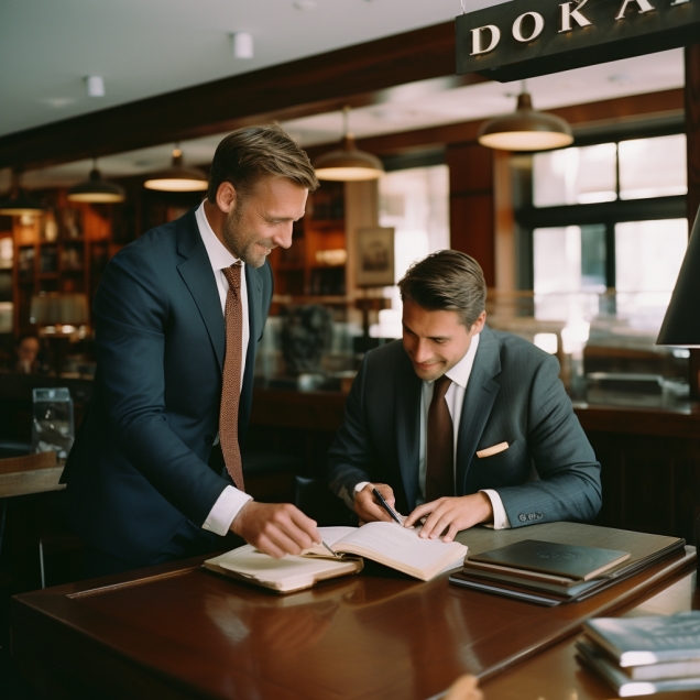 Lawyer Helps Client With The Client´s Case